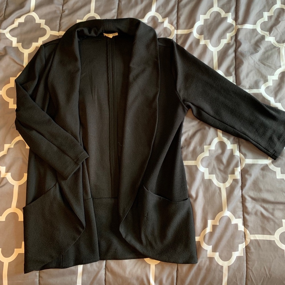 3/4 sleeve full blazer